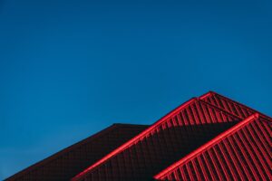 painted metal roof