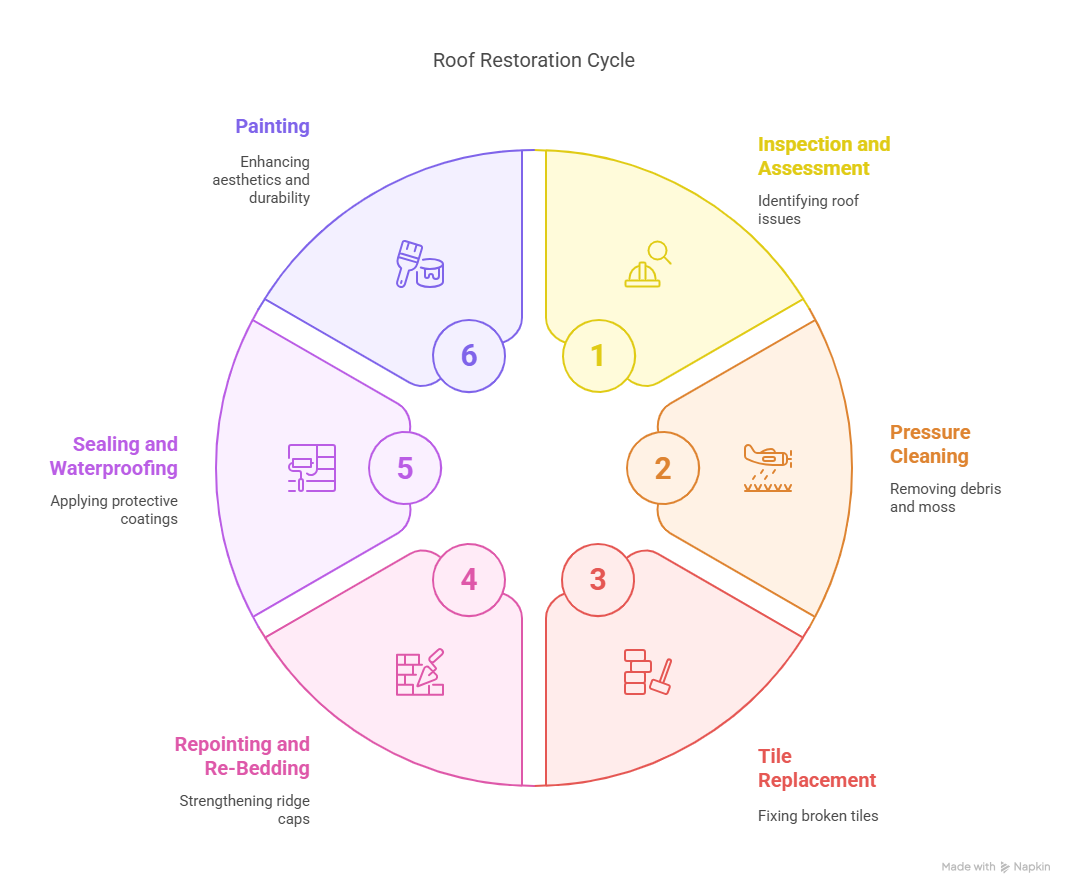 What Happens During a Roof Restoration