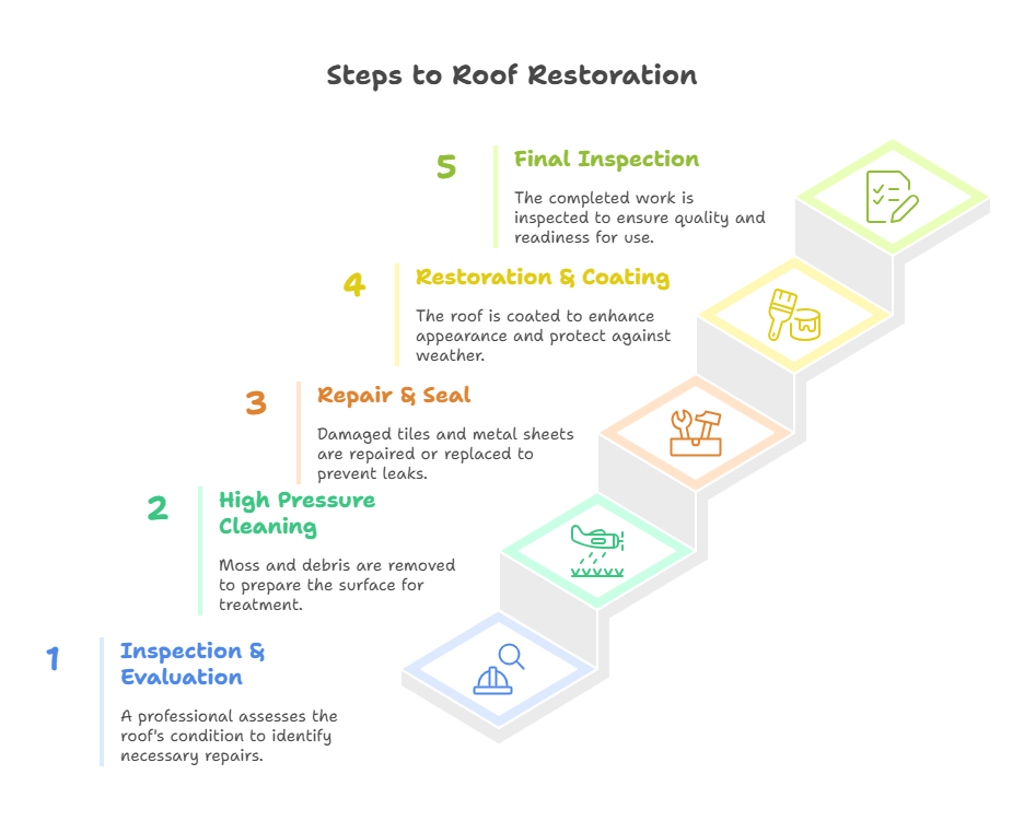 The Roof Restoration Process Explained