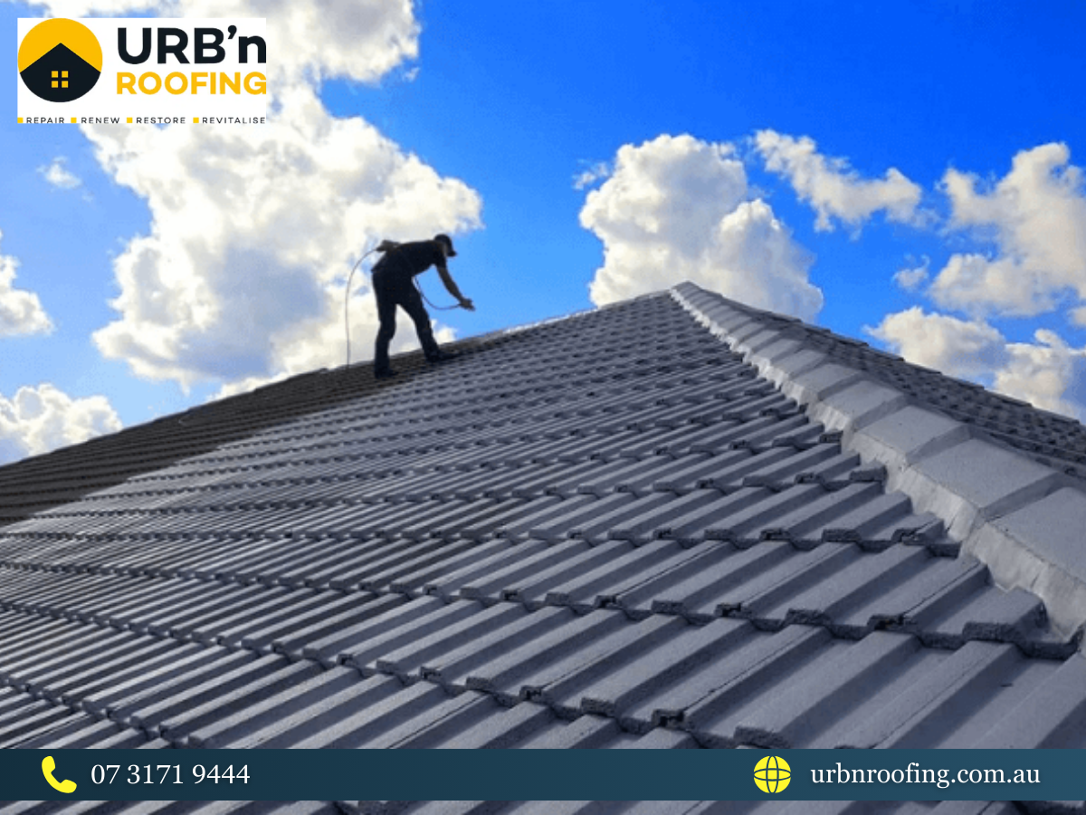 Residential roof painting in Brisbane