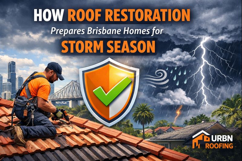 Read more about the article How Roof Restoration Prepares Brisbane Homes for Storm Season