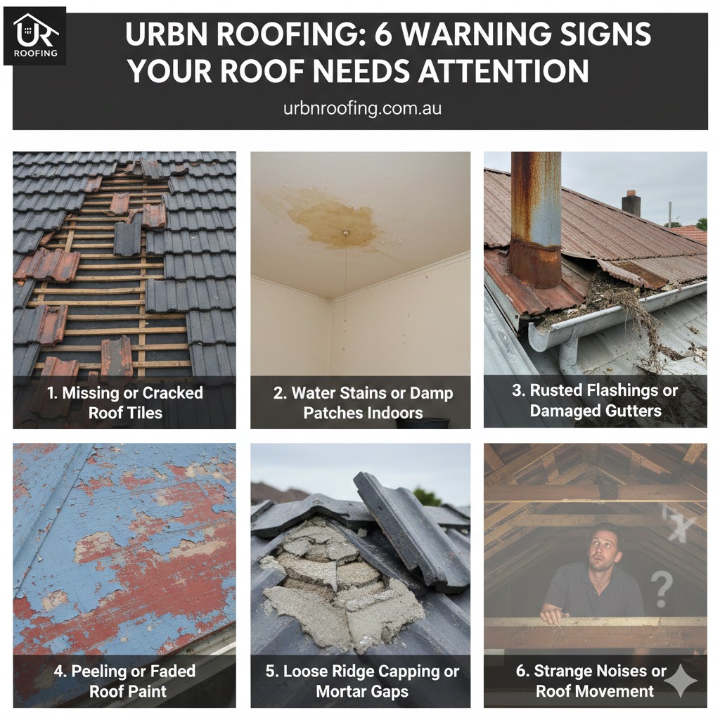 Top Signs Your Roof Needs Immediate Attention After a Cyclone or weather event Website: https://urbnroofing.com.au/ Please create a fetured image for internal blog post 